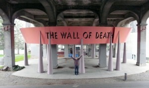 Dale Chumbley at the Wall of Death in Seattle