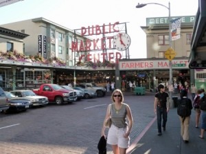 Stephanie Chumbley at the Pike Place Market