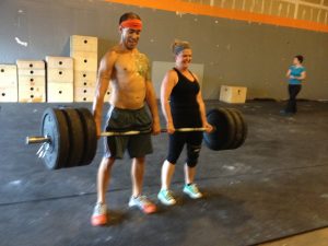 Helping one another at CrossFit Acro