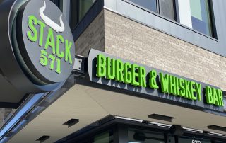 Front of Stack 571 Burger & Whiskey Bar